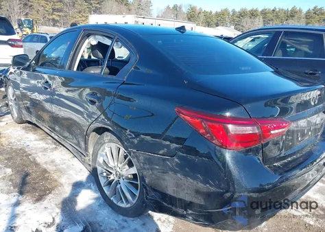 2020 Infiniti Q50 Luxe Awd z USA, uszkodzony, nr VIN JN1EV7AR8LM252690